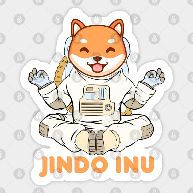 Jindo Inu token Crypto Jindo Inu coin Jindo Inu token Jind coin token Crytopcurrency Sticker by JayD World
